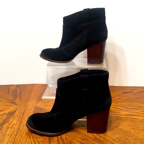 Black suede ankle boot Splendid - Picture 5 of 13